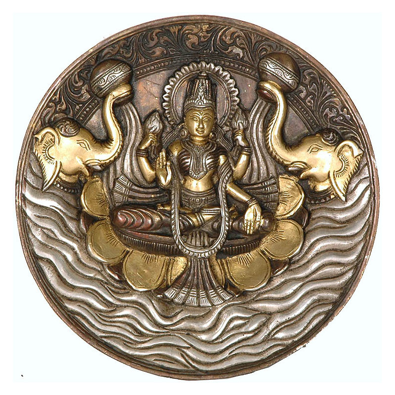 Déesse Lakshmi, plaque murale