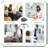 Ergonomic Rolling Stool Hydraulic Adjustable Swivel Chair