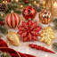 Ensemble de 106 décorations de Noël incassables de formes et finitions assorties