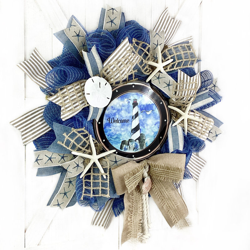 Handcrafted Burlap 18'' Wreath