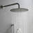 Shower System With Shower Head, Hand Shower, Slide Bar, Bodysprays, Shower Arm, Hose, Valve Trim, And Lever Handles-126529275