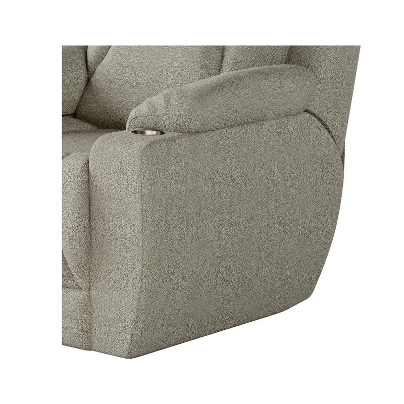Fauteuil inclinable près du mur pour homme, Crème, crème, Tissu