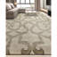 Geometric Area Rug in Ivory/Brown-2130152151