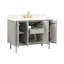 Blakely 48" Free Standing Single Bathroom Vanity with Quartz Top-417157934-417157935