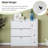 Versatile Tipping Bucket Shoe Cabinet With 3 Flip Drawers