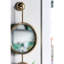 De 2 miroirs muraux en fer doré, 11 po x 28,5 po, décor élégant pour le salon bureau 2, vestibule de la chambre à coucher