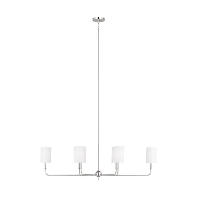 Rowley 6 Light Metal Dimmable Chandelier