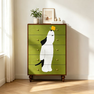 Armoire de rangement française en bois massif