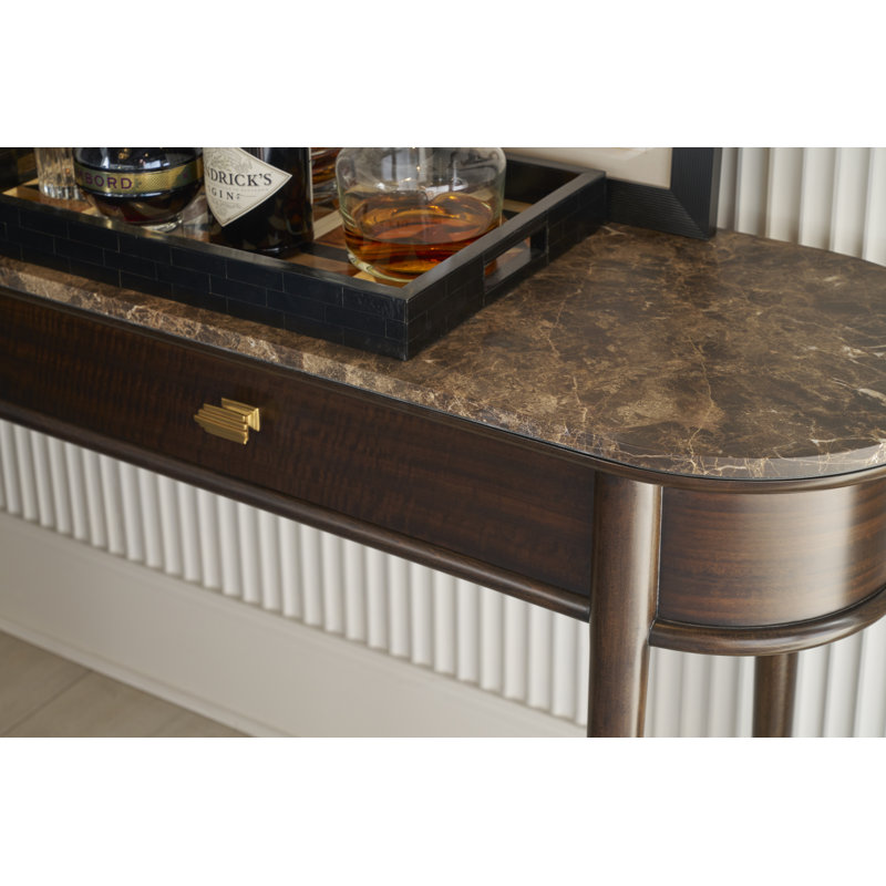 Console Curzon, Brown Emperador / Fumed, Brown Emperador