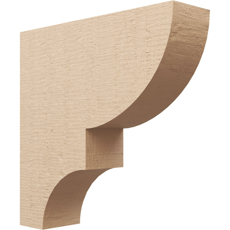 Bois de cèdre brut Ridgewood, Corbeau apprêté Ridgewood, H 28 po x l 7 po x P 28 po