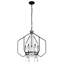 Lustre géométrique à 4 lumières de style bougie Jarrett-463395161