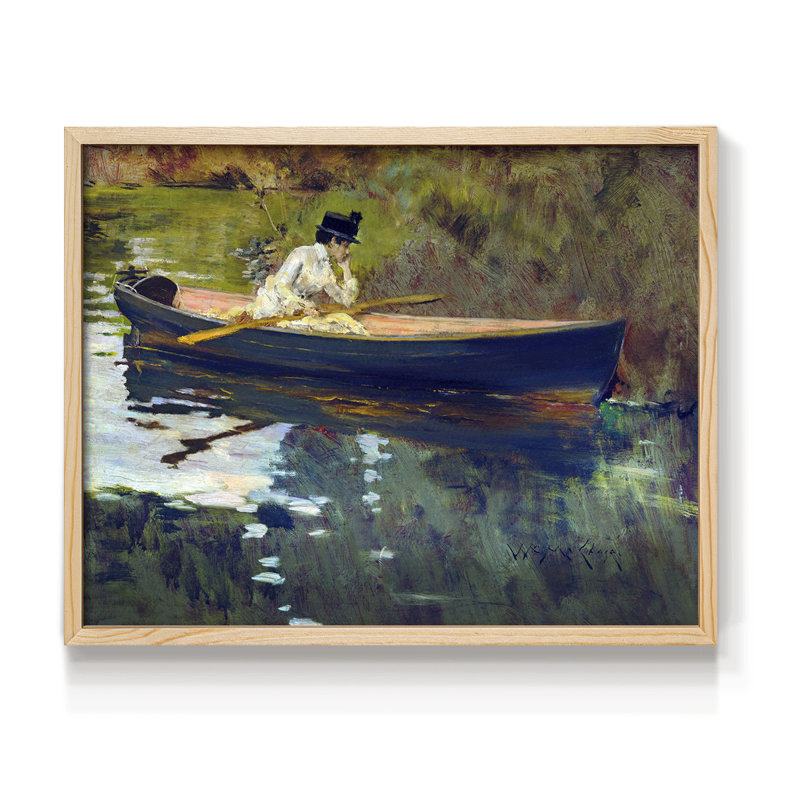 Alice Gerson in the Park - Reproduction encadrée - Restickable, Naturel, H 11 po x l 14 po
