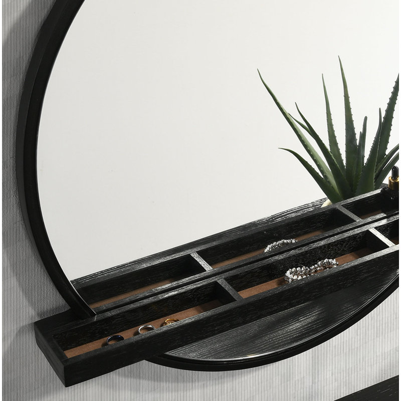 Miroir de salle de bain Maxine, Noir