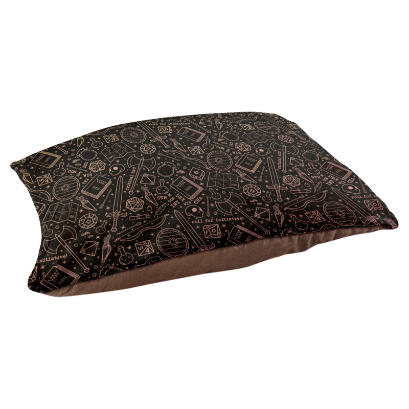 Coussin Byrge, Grand (l 42,5 po x P 32,5 po x H 14 po), Ombre / bleu sarcelle