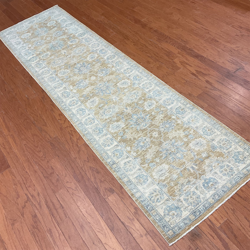  Handmade Oushak Wool Runner
