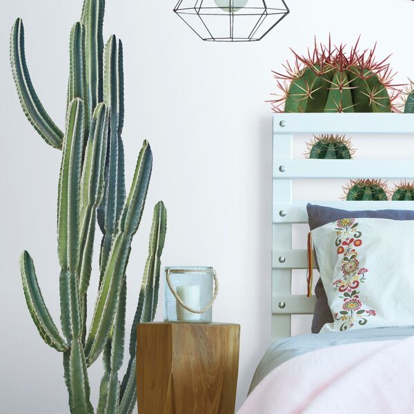 Cactus Wall Decals Removable Wall Decal Boho Wall Art self Adhesive  Wallpaper Vinyl Wall Decal 