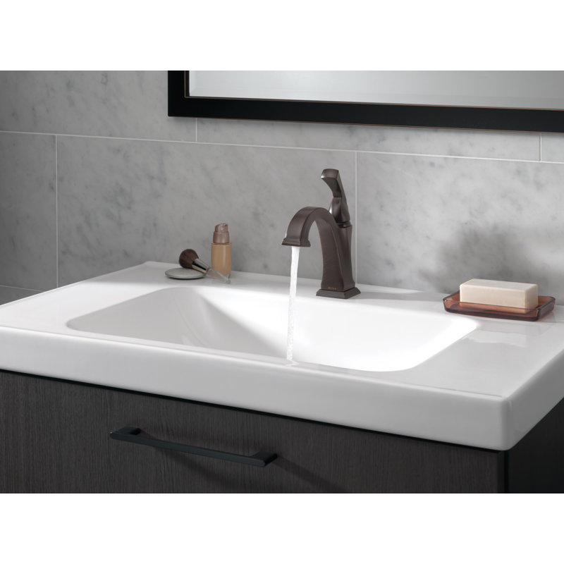 Dryden Single Hole Bathroom Faucet with Drain Assembly, Single Handle Bathroom Sink Faucet, Venetian Bronze