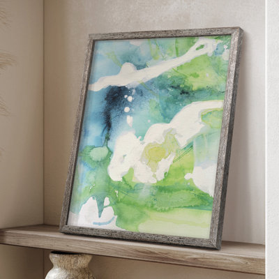 «Rising Above I», reproduction encadrée - bois massif