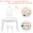 Aadil Kids Vanity Stool with Mirror