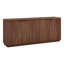 Table de buffet rectangulaire en noyer satiné de 68 po de large Mansfield-1194779864