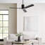 Visual Comfort Fan Cleancut Smart 54 LED Indoor Ceiling Fan with Threaded Downrod, Matte White ABS blades and Handheld Remote-317017025-317017026
