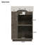 Meuble-lavabo de 21,6 po avec lavabo en céramique-157059468