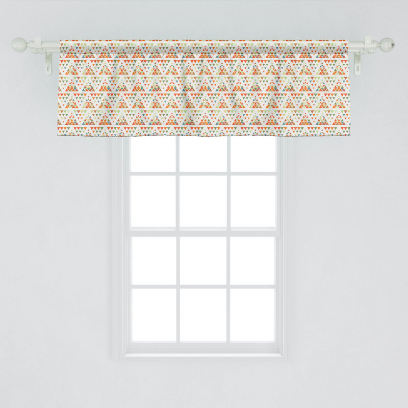 Ensemble de 2 cantonnières abstraites multicolores Ambesonne, L 54 po x L 12 po
