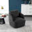 Upholstered Swivel Barrel Chair-557864411