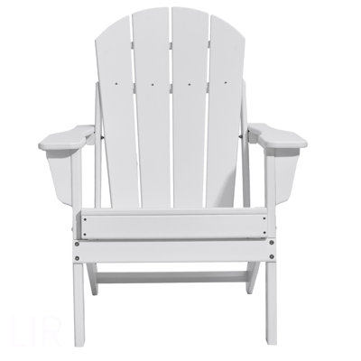 Ensemble de 2 chaises pliantes toutes saisons Adirondack