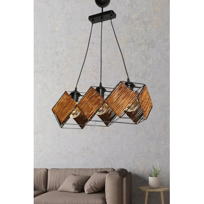 3 - Light Black Kitchen Island Pendant