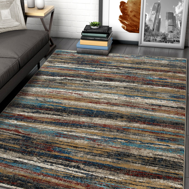 Aelin Abstract Indoor Rug, Runner 2' x 6'11"