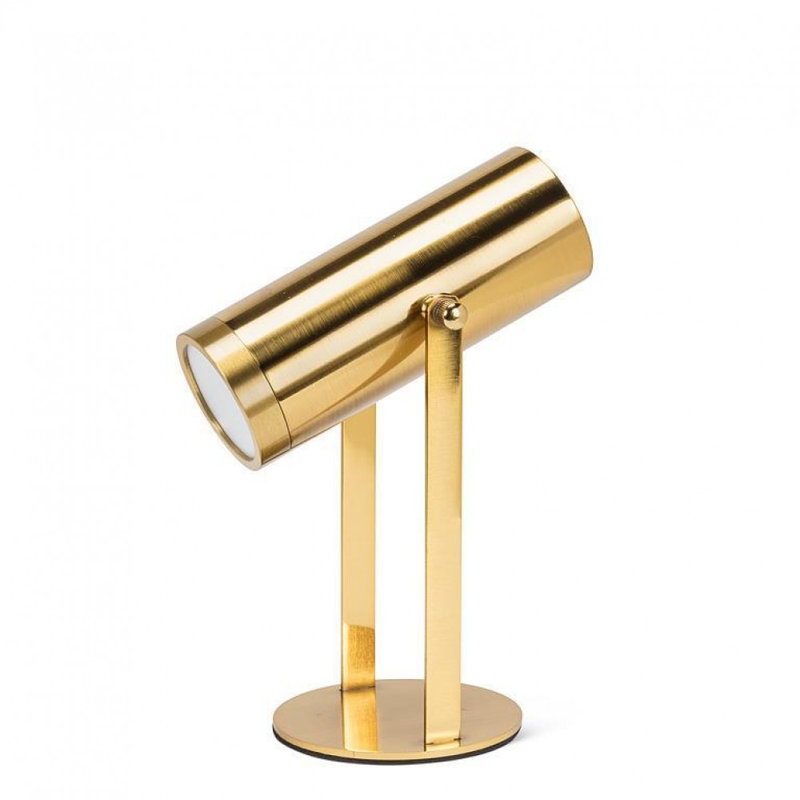 Pivot Spotlight Lamp, Gold