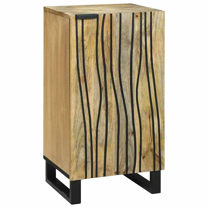 40cm Solid Wood Sideboard, Brown