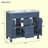 Silvestra 35.9 " W Free Standing Wall Mounted 1 Single Vanity Bathroom Vanity With Ceramic Top