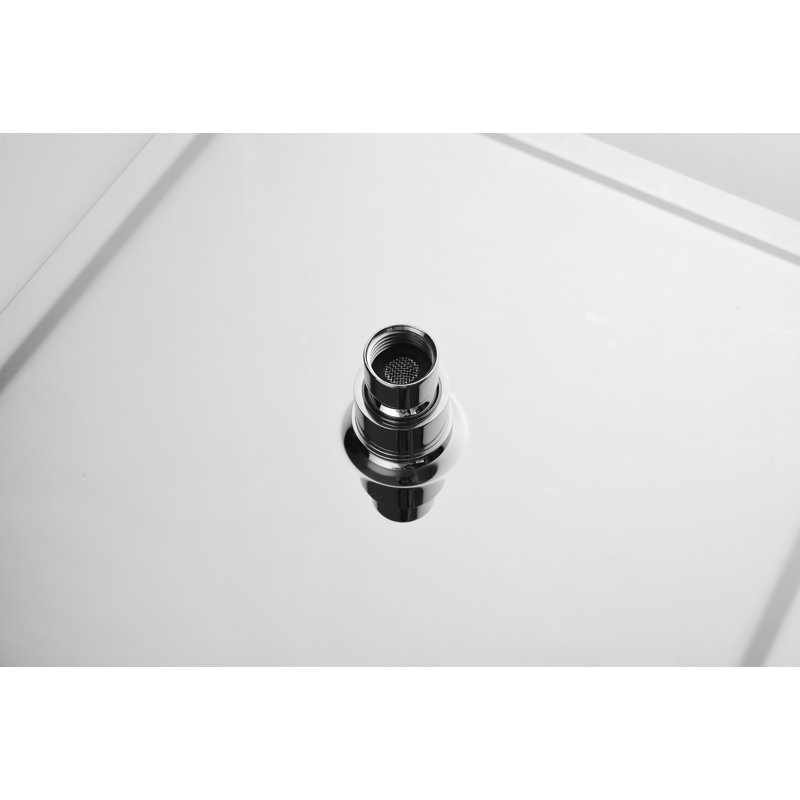 High Pressure Rain Shower Head, Ultra-Thin Showerhead 304 Stainless Steel Waterfall Shower With Self-Clean Nozzles, Full Body Covering