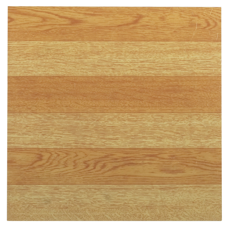 12" x 12" x 1.2mm Oak Vinyl Tile, Light Oak