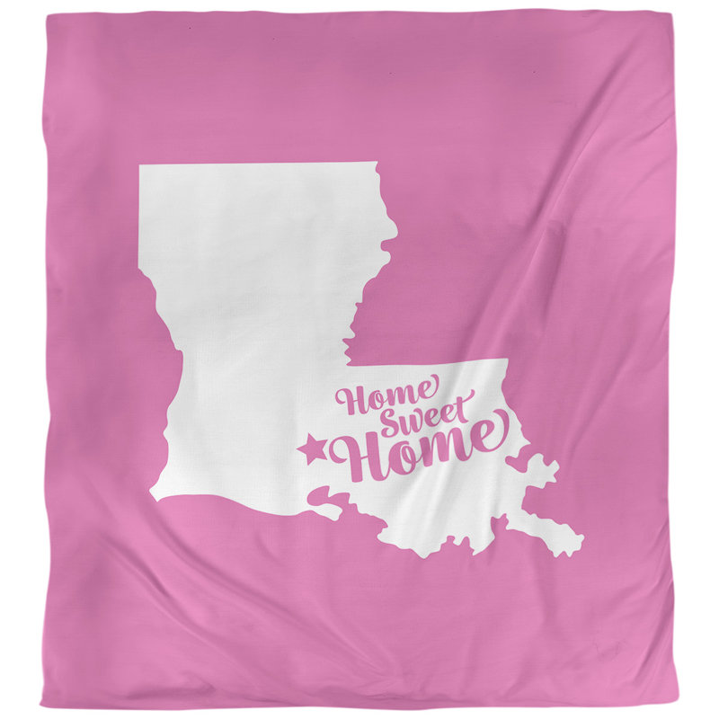 Housse de couette simple pour la maison Lafayette, Polyester brossé, Rose