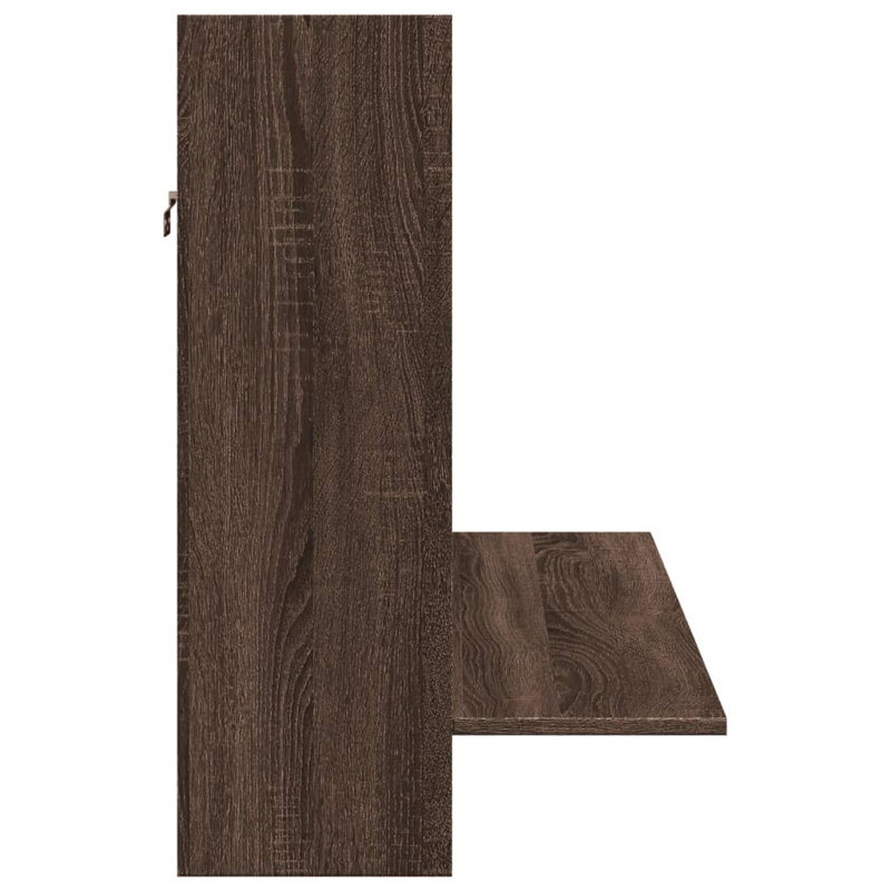Desk, Brown oak/Look