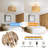 Convertible Linear-Woven Rattan Ceiling Light - Dimmable Flush Mount/Pendant With Adjustable Chain And Rod For Kitchen Island & Dining Room
