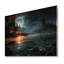Mystic Tropical Beach Moonlight IV - plage sur bois-1424575677