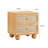 Tourmaline Wood & Rattan Wavy Nightstand-536138128