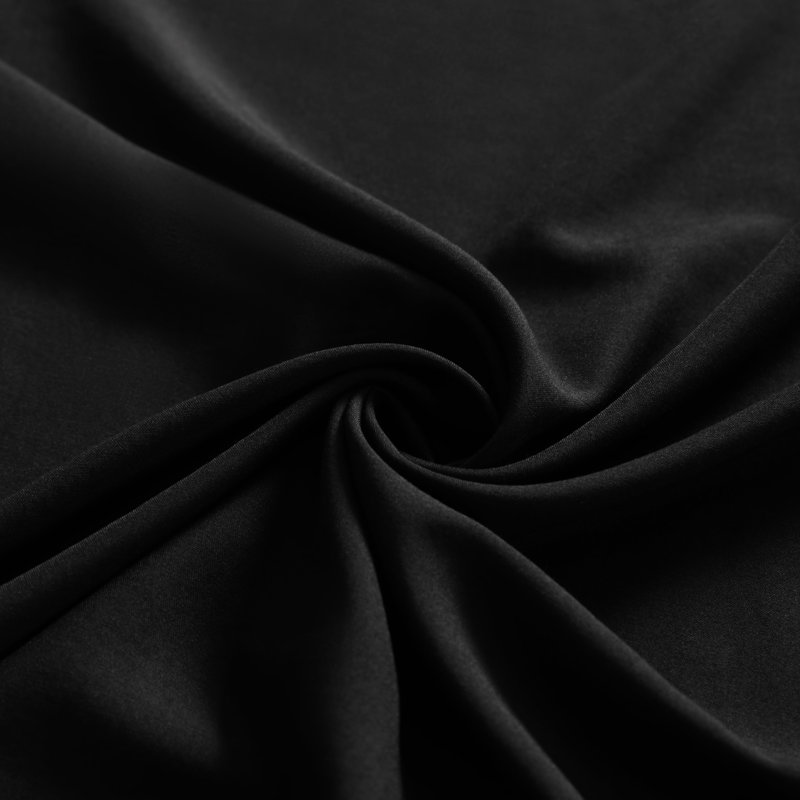 Silky Rayon From Bamboo-Polyester Bedding Set | Year-Round Cooling | Hypoallergenic Luxury Sheets?, Black