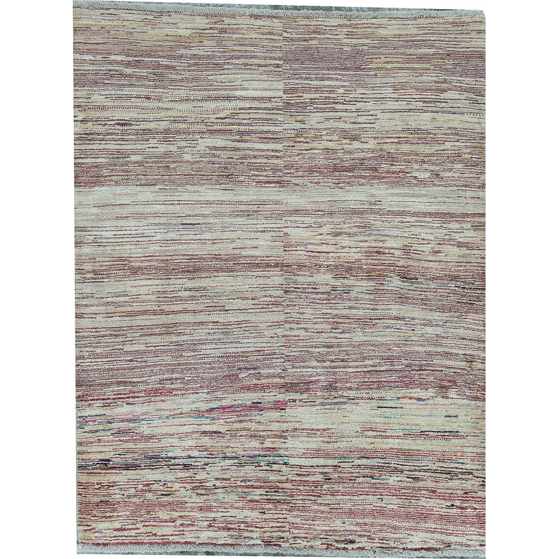 Hand-Knotted High-Quality Beige Area Rug