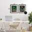 Wild Garden Butterflies, ensemble de 2 reproductions encadrées sous verre, par Nicole Tamarin-223685896-223685894