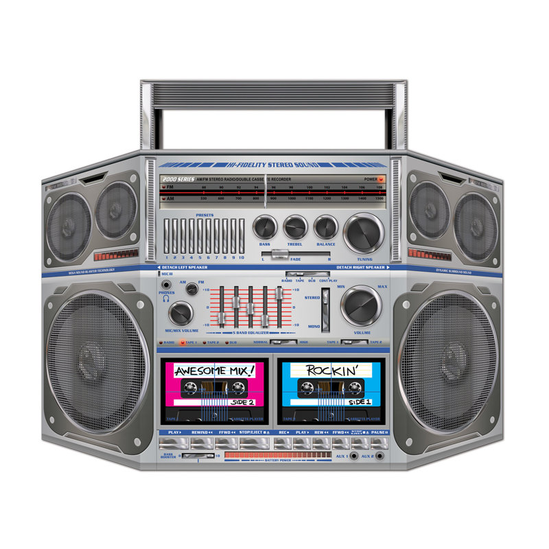 Boom Box Stand-Up - 3' 1" x 25" - Pack of 6
