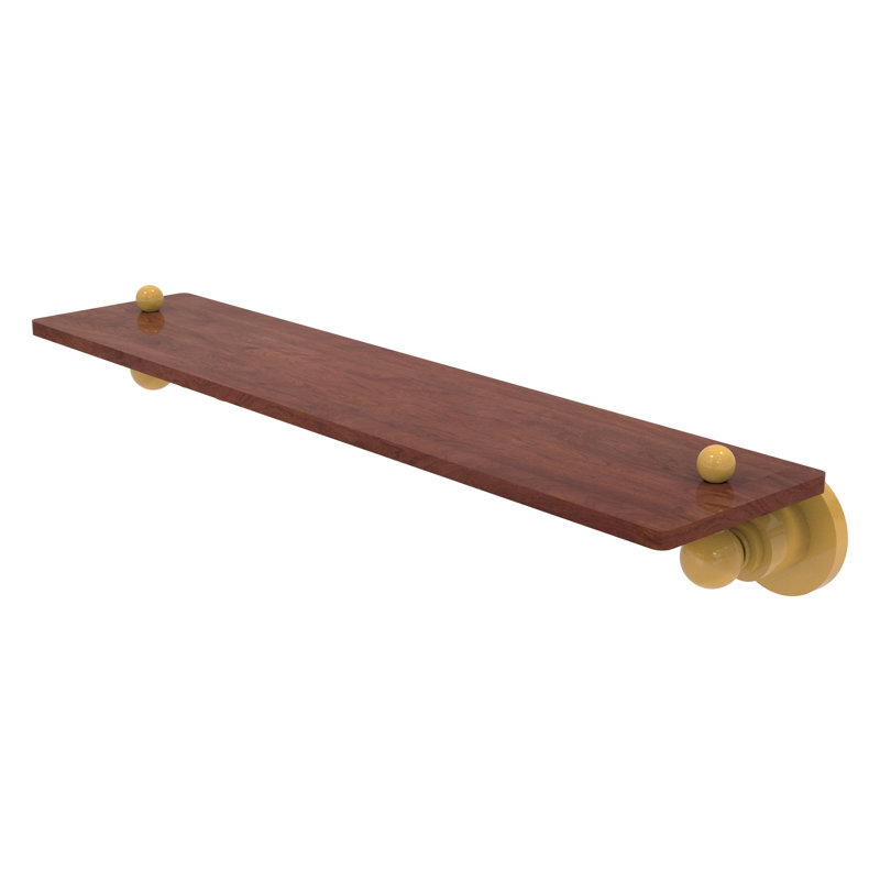 Astor Place Floating Shelf, 2.5" H x 22" W x 5" D, Spanish Gold