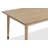 Extendable White Oak Dining Table In Au Natural