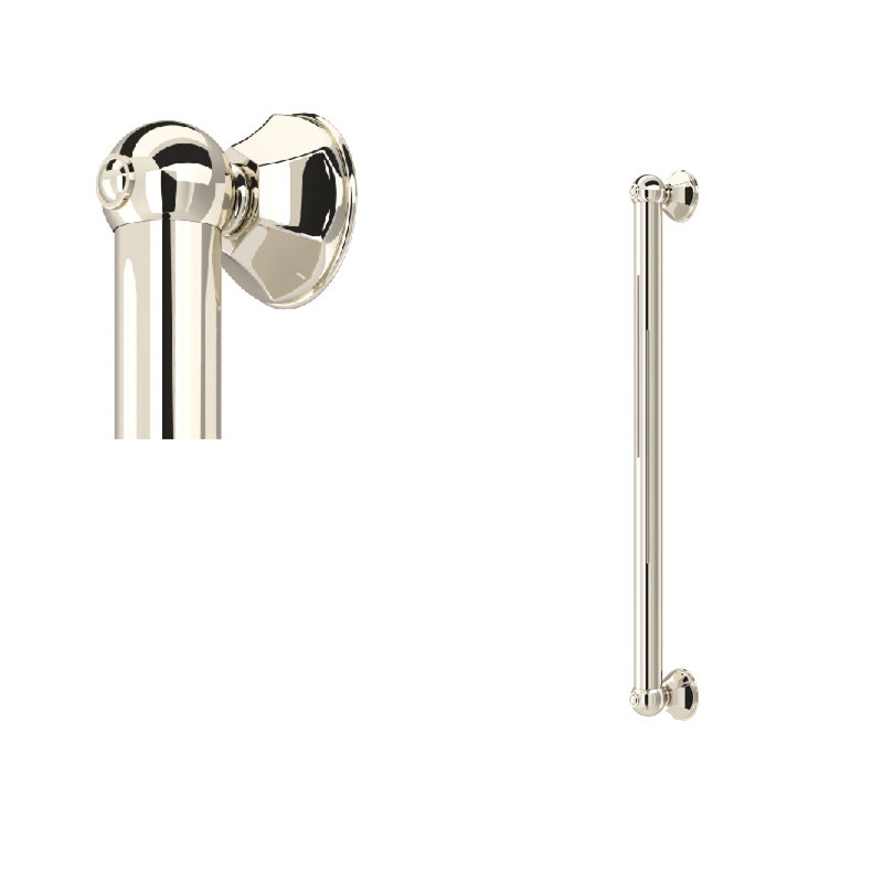 Palladian 18" Grab Bar, Polished Nickel, 26.5" W