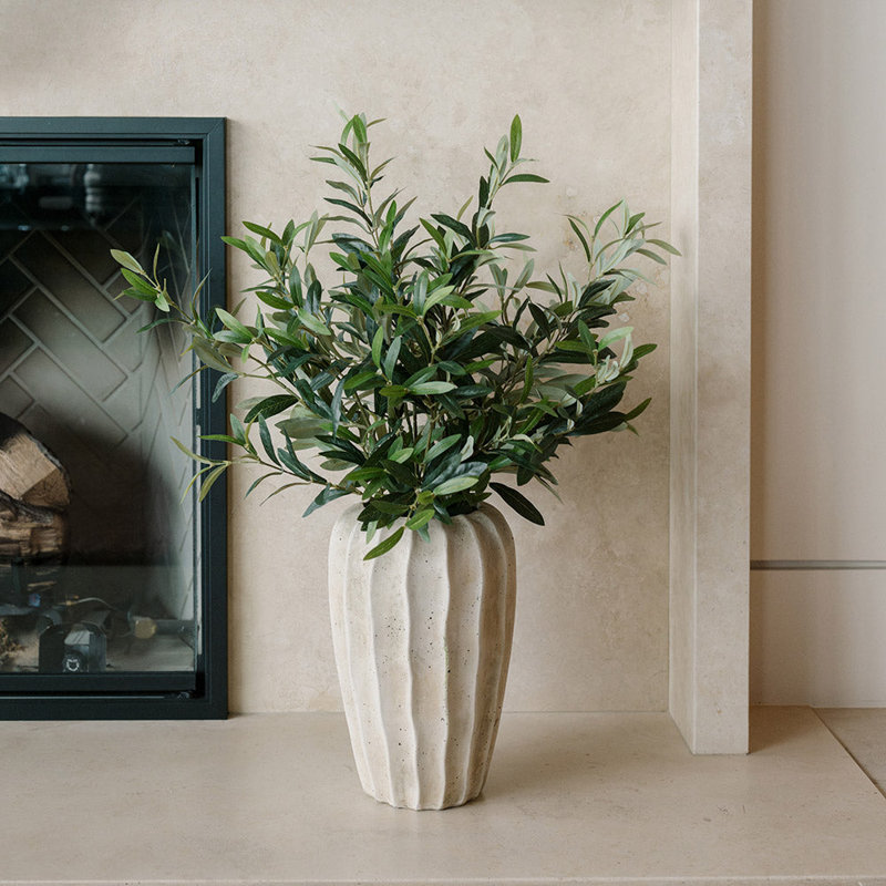 Vase 30 po FLORAL ARRANGEMENT OLIVE
