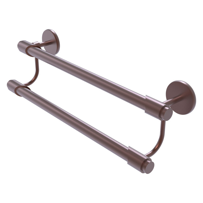 Double barre à serviettes murale Marnell, 30 po, Cuivre antique